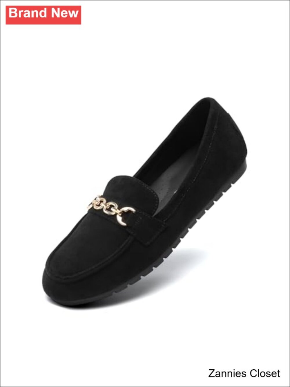 ✨ DREAM PAIRS Faux Suede Loafers Women Casual Slip On Flat Round Toe Comfort